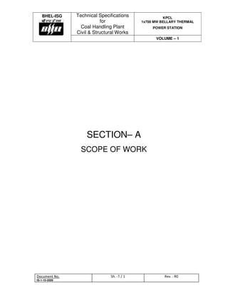 Technical specifications package a vol 1 | PDF