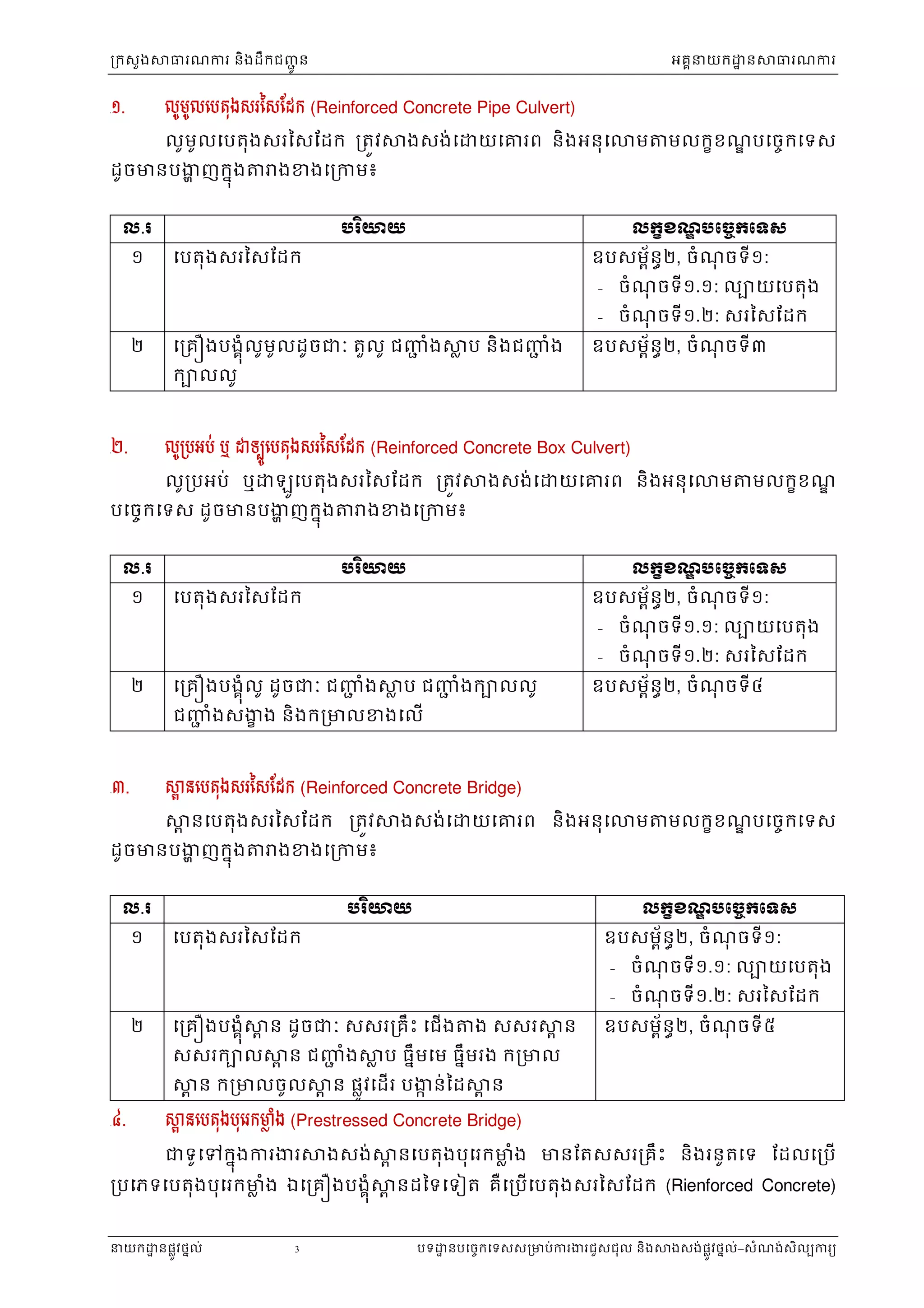 Technical standard specification auto content | PDF