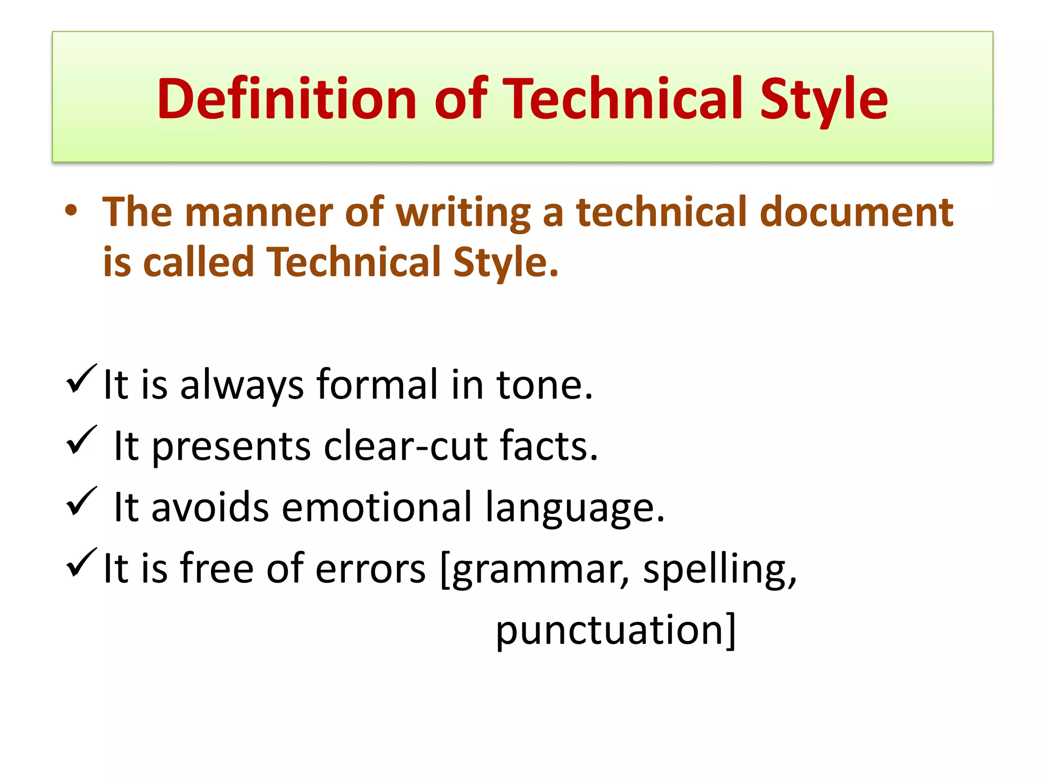 Technical style | PDF