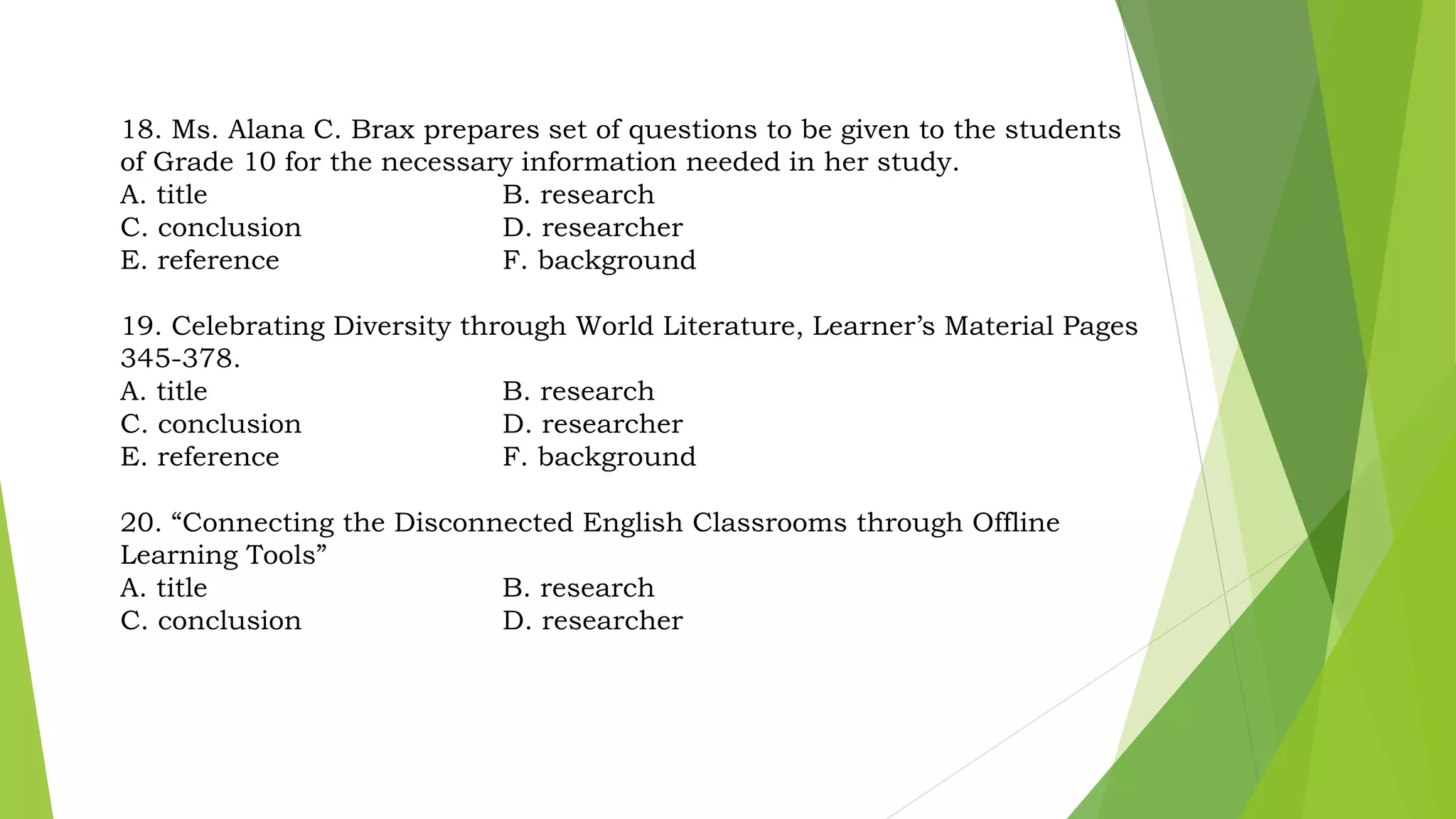 WHAT IS TECHNICAL TERMS IN RESEARCH visual data 3