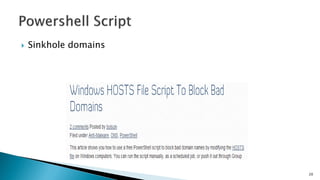  Sinkhole domains
20
 