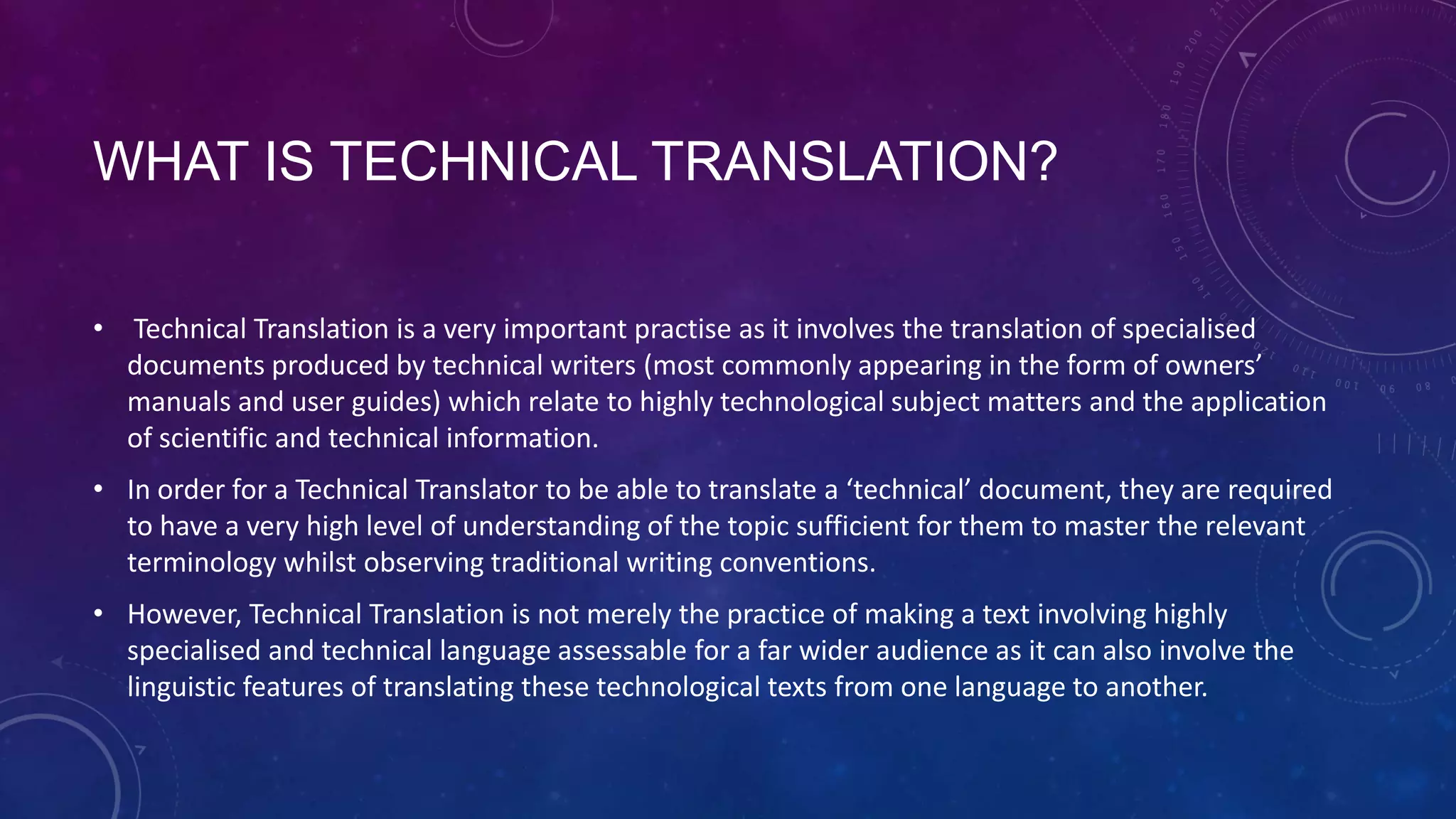 Technical Translation | PPTX