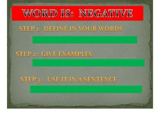 TECHNICAL VOCABULARY