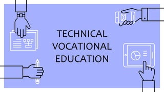 TECHNICAL
VOCATIONAL
EDUCATION
 