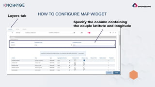 MAP WIDGET - Knowage Technical Webinars | PDF