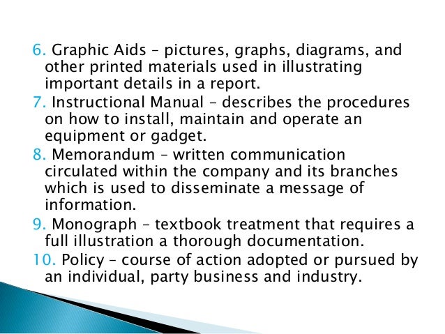 Expanded definition technical writing