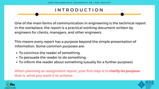 Writing an engineering technical report | PDF
