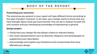 Writing an engineering technical report | PDF
