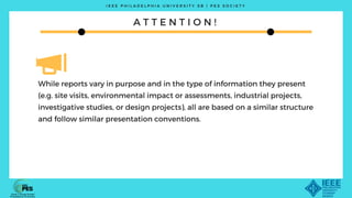 Writing an engineering technical report | PDF