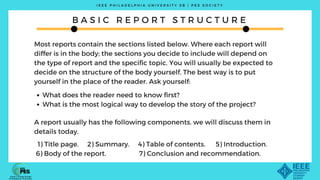 Writing an engineering technical report | PDF