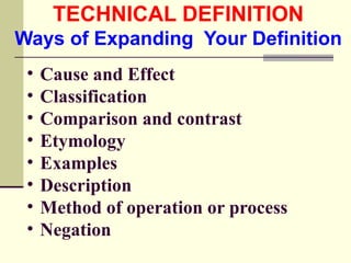 Nature and Features of Technical Writing | PPTX