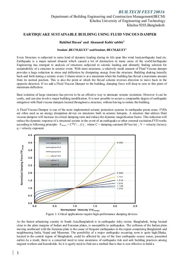 Essay about earthquake