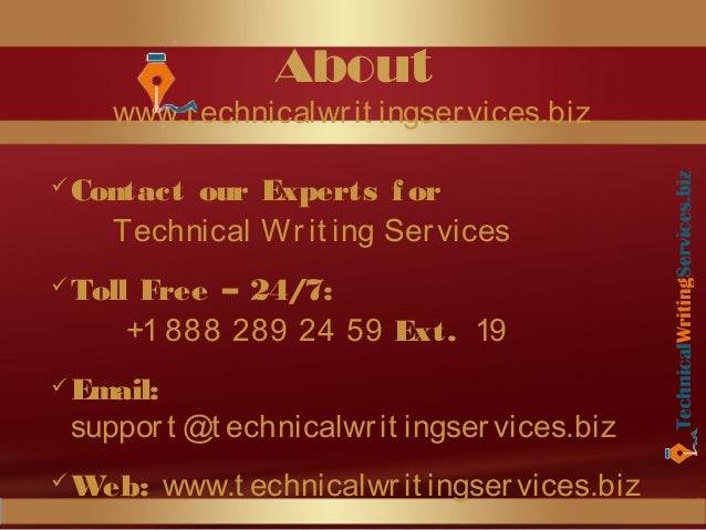 Technical Documentation Writing Services | Technical Writing | InfoPros Technical Writing Company technical writing services