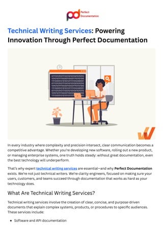 Technical Writing Services Powering Innovation Through Perfect ...