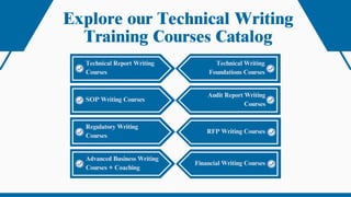 Writing Training Pdf Technical Writing Training Courses | Instructional Solutions | PDF