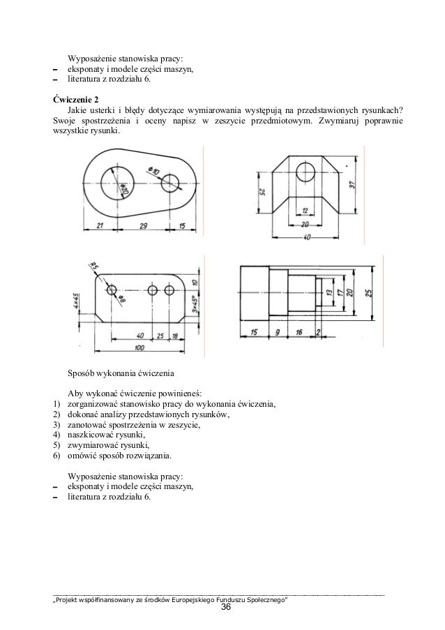 6 Odwzorowywanie Elementów Maszyn