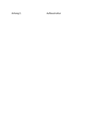 Anhang 2:

Aufbaustruktur

 