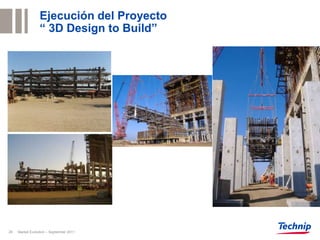 Ejecución del Proyecto
                 “ 3D Design to Build”




29   Market Evolution – September 2011
 