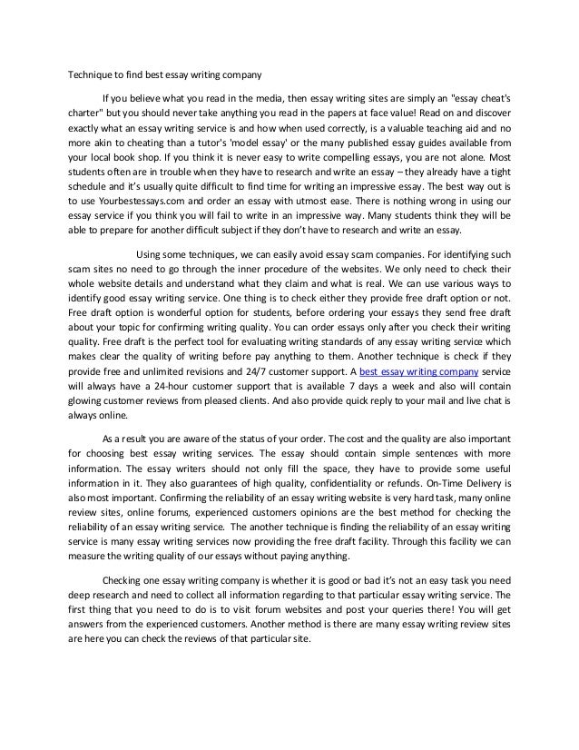 Best Essay Writing Companies 📋 Oct best essay writing company