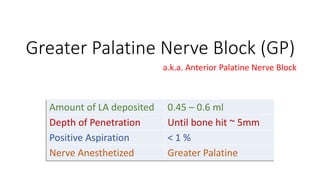 Technique of maxillary anesthesia | PPTX