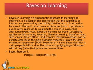 Techniques Machine Learning | PPTX