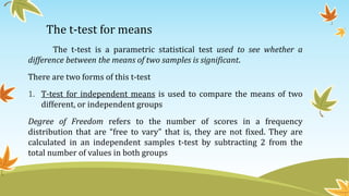 INFERENTIAL TECHNIQUES. Inferential Stat. pt 3 | PPTX
