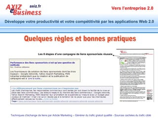 Les 8 étapes d’une campagne de liens sponsorisés réussie Quelques règles et bonnes pratiques  