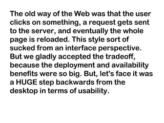 Techniques For A Modern Web UI (With Notes) | PPT