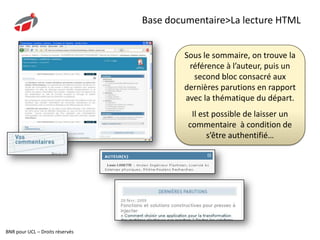 La recherche avancéeVeille