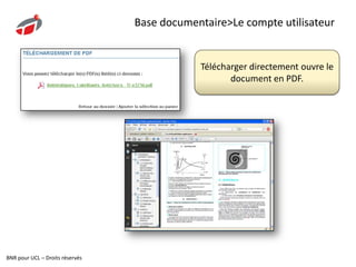 Au programmeBase documentaireLa navigation