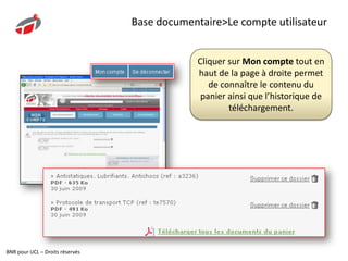 Le compte utilisateur