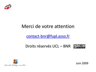 Le compte utilisateur