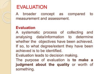 Techniques and tools of evaluation prabhuswamy m | PPSX