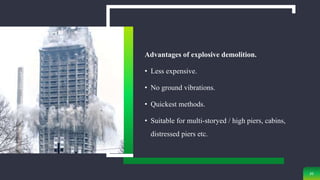 Techniques behind demolition of structures | PPT