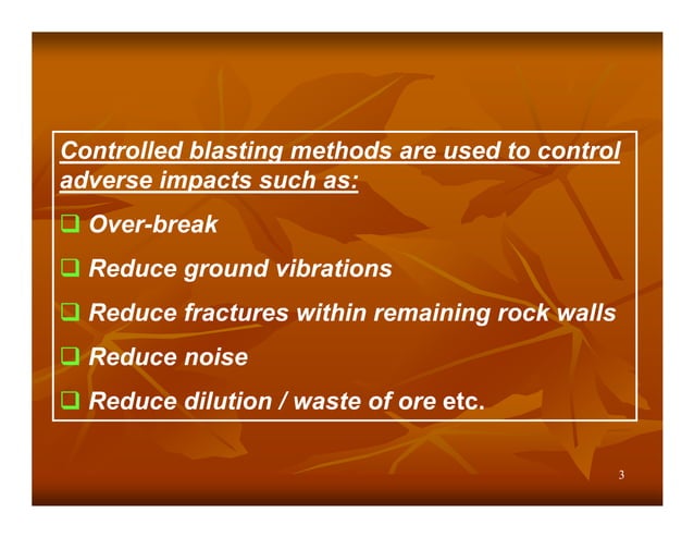 Techniquescontrolledblasting 091217003405 Phpapp01 Ppt