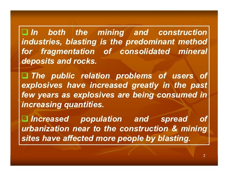 Techniques of Controlled Blasting