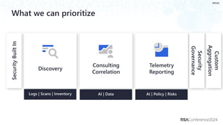 #RSAC
What we can prioritize
 