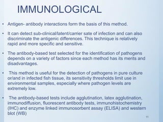 Techniques for identification of bacterial and viral pathogens | PPTX