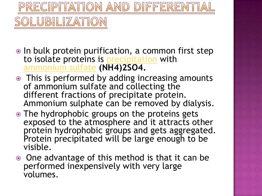 Techniques for protein purification