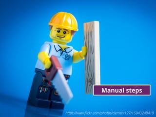 6
Manual steps
https://www.ﬂickr.com/photos/clement127/15943249419
 