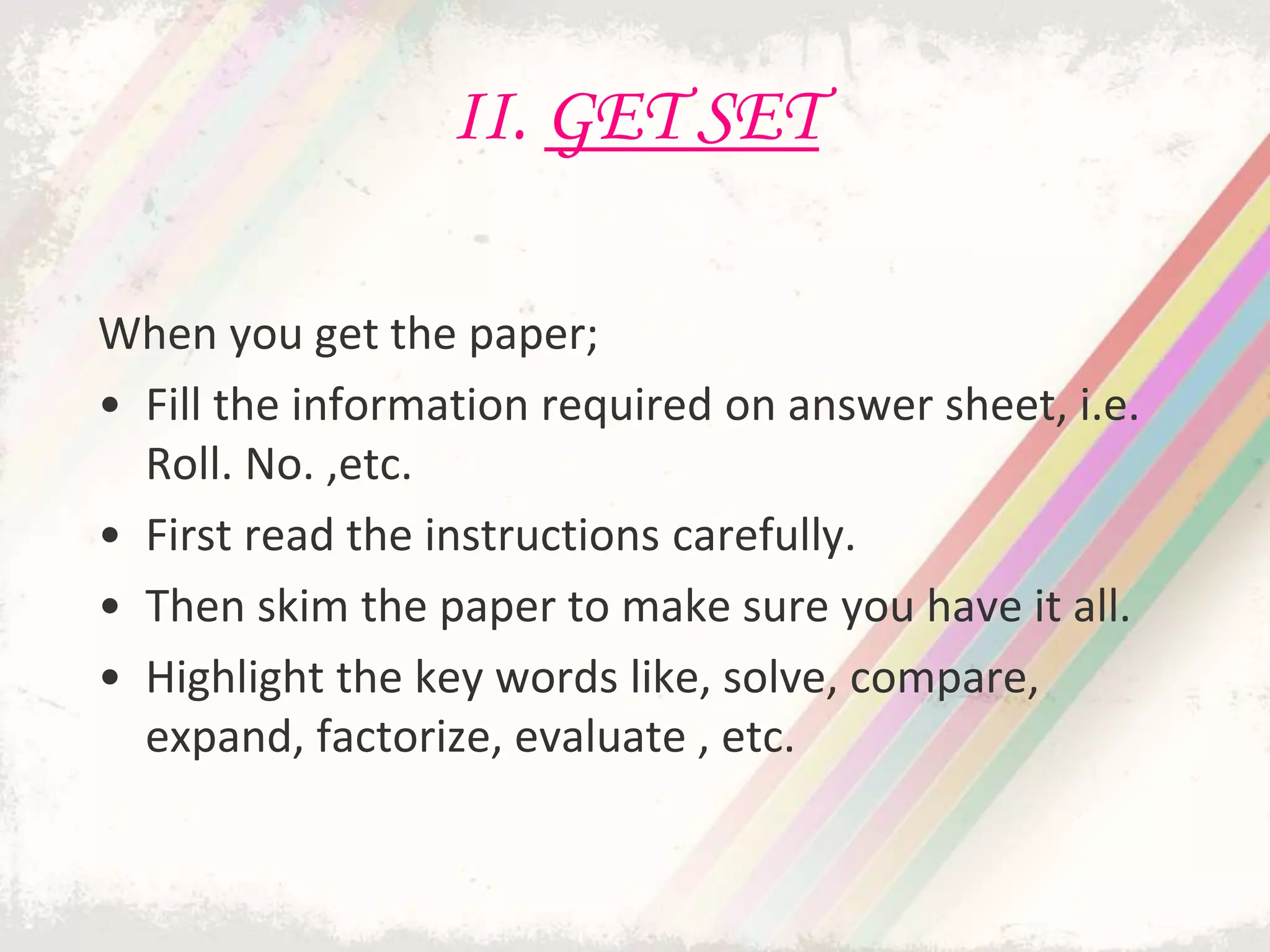 How Attempt Paper Techniques how to attempt papers tests in english. | PPTX