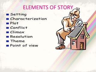 ELEMENTS OF STORY
 