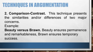 Argumentative Writing and techniques in argumentation.pptx
