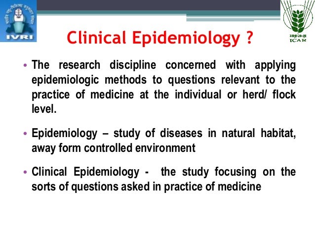 Techniques in clinical epidemiology