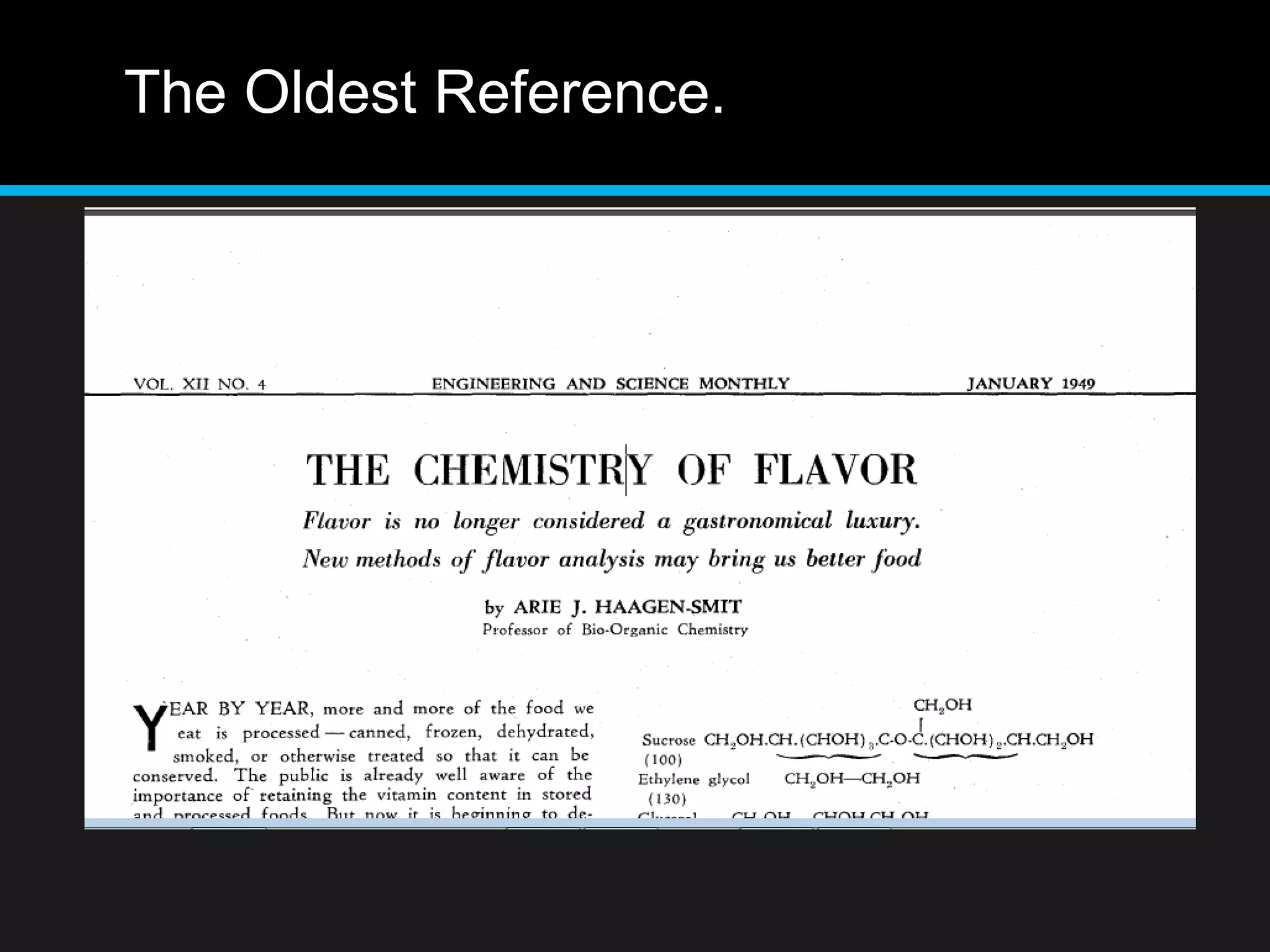 The Oldest Reference.
 