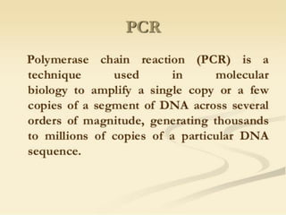 Techniques in genetic engineering