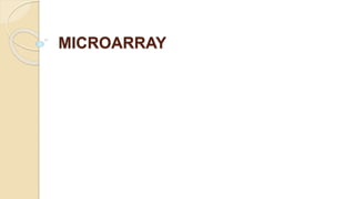MICROARRAY
 