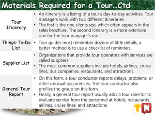 Tour Process. Examples Techniques in Tour Guiding 2018 by Paul Olola | PDF