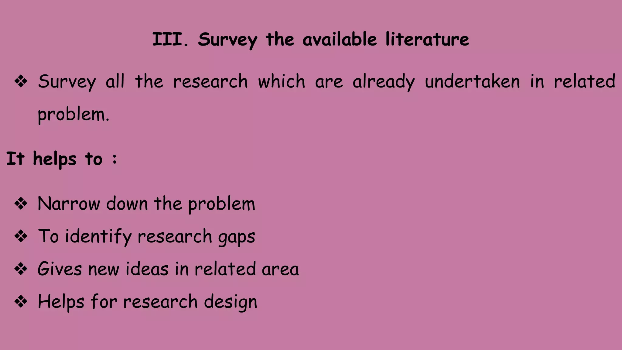 Techniques involved in defining a research problem | PPTX