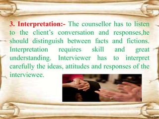 Different type of TECHNIQUES OF COUNSELING.pptx